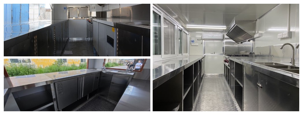 food trailer trailers with worktables